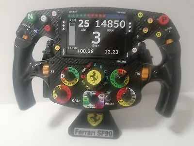 Charles Leclerc_FULL SIZE Replica SF 90 Ferrari F1 Steering Wheel • £250