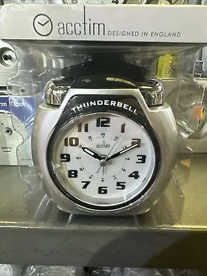 Acctim Thunderbell Alarm Clock Silver • £14.99