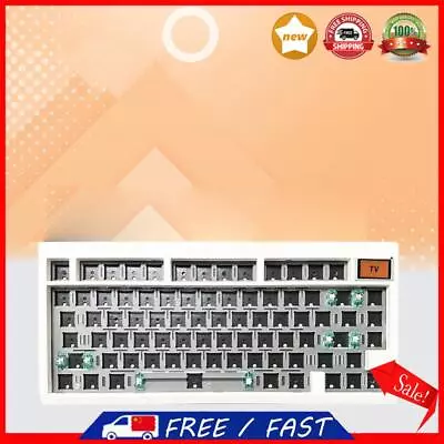 GMK81 RGB Mechanical Keyboard Kit Wired Keyboard 81 Keys Keyboard (White) • $109.45