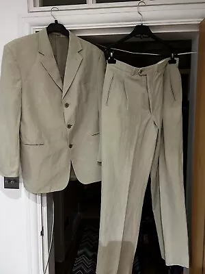 Jaeger Beige Men’s Suit Size M • £9.99