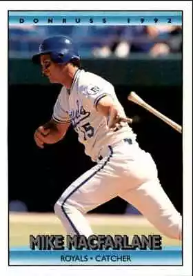 1992 Donruss Mike Macfarlane Kansas City Royals #161 • $1.85