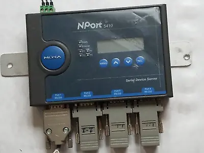 Moxa NPort 5410 4-Port RS232 Ethernet Serial Device Server System • $89