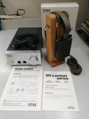 $1089 • Buy STAX SRS-4040A SR-404  Signature SRM-006TA Headphone Amplifier With Stand Used