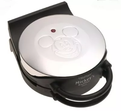 VillaWare Mickey's Waffler Mickey Mouse Single Waffle Maker Model 5555-01 DISNEY • $54