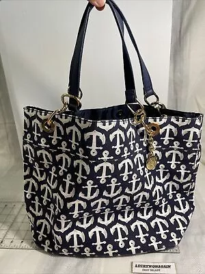 Tommy Hilfiger Blue With White Anchor Tote • $39