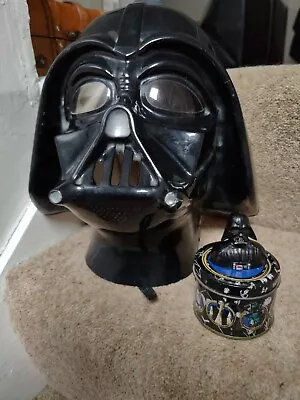 Star Wars Darth Vader Mask 2008 Plus Darth Vader Circular Container • £8