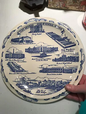 McLogan & Austin Flint Michigan Plate By Vernon Kilns • $20