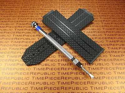 New HUBLOT Rubber Strap Watch Band & H Tip Screw Driver SET Big Bang 44 44.5 Mm • $34.99
