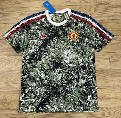 Manchester United STONE ROSES Mens Jersey Shirt 24/25 - ALL SIZES (Fan Version) • £24.99