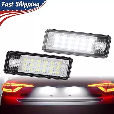 For Audi A3 A4 S3 S4 A6 S6 Q7 RS4 CANBUS Error LED License Plate Light  Free US • $6.99