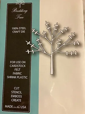 NEW MEMORY BOX Budding Tree Metal Craft Die 98461 3  X 3  • $8.99