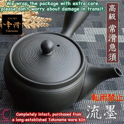 Japan Express Kyusu Teapot Tokoname Ware BK With Tea Strainer Green Tea • $83.98