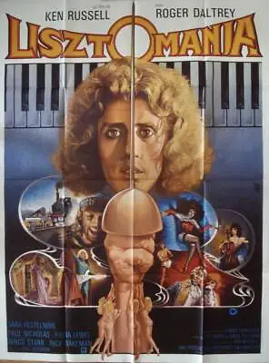 LISZTOMANIA French Grande Movie Poster 47x63 ROGER DALTREY KEN RUSSELL 1975 NM • £140.61