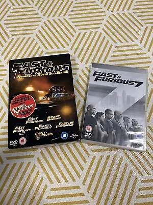 Fast And Furious Box Set Films 1-7 2fast 2furious Tokyo Drift • £3