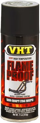 VHT SP102 BLACK FLAMEPROOF Hi-Heat PAINT COATING Header Spray Paint • $26.56