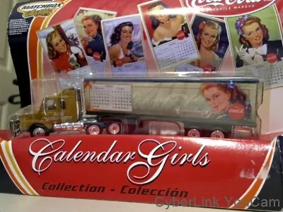 Coca-Cola Matchbox 1947 Calendar Girls Collection Tractor Trailer #6 • $5.99
