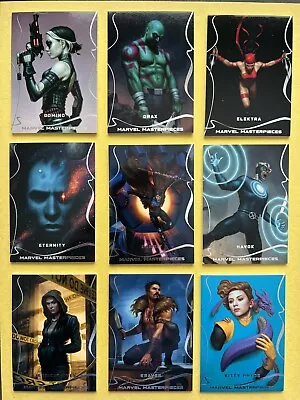 2022 Marvel Masterpieces Base Lot (23) • $4.25