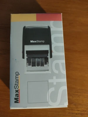 £4.50 • Buy Max Stamp Self Inking Date Stamp  2030   New In Box 
