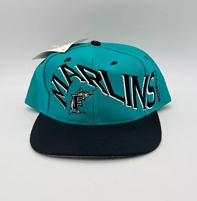 Florida Marlins MLB Baseball World Series Vintage Sports Strap SnapBack Hat Cap • $40