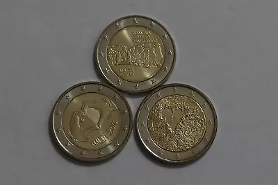 🧭 🇲🇹 Malta 3 Bimetals - 2 Euro Coins Lot B68 #907 Xf8 • $28.41