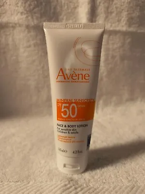 Avene Face & Body Lotion Mineral Sunscreen Face & Body Lotion SPF 50 4.2 Oz  NEW • $14.99