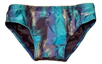 $14 • Buy Mens Speedo Digital Surge Swim Brief Swimsuit Size 30