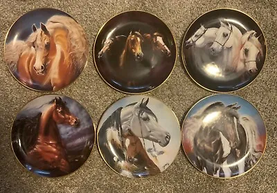 The Danbury Mint Arabian Horse Plates Susie Morton Noble And Free & Derk Hansen  • $175