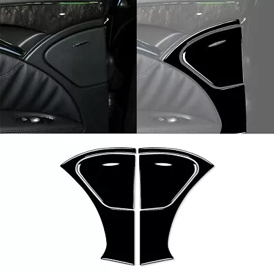 Glossy Piano Black Interior Door Ashtray Storage Cover For E-class W211 2003-09 • $24.99