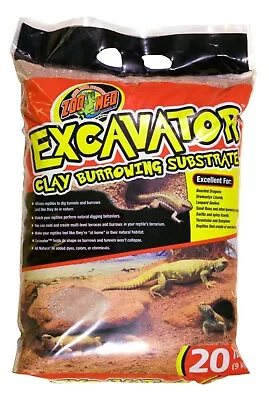 Zoo Med Excavator Clay Burrowing Substrate Brown 20 Lb  • $35.95