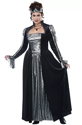 Brand New Dark Majesty Medieval Renaissance Queen Plus Size Costume • $45.66