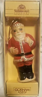 $15.98 • Buy Vaillancourt Chalkware Gorham Santa Ornament 1987 VFAC-51 