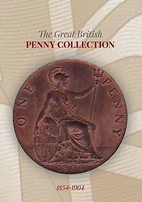 1854 - 1904 Great British Collector Penny Victoria Coin Collection Album [C] • £19.95