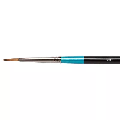 Daler Rowney : Aquafine Watercolour Brush : Af34 Sable Round : 2 • £8.40