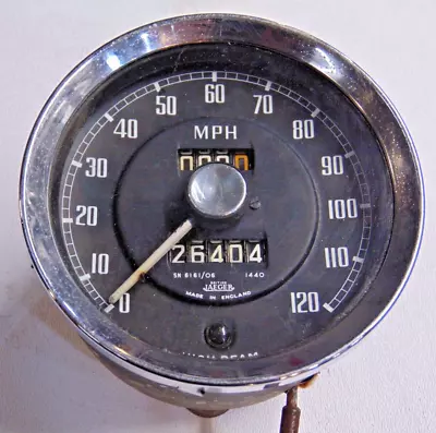 MGA  Jaeger SN6161/06  1450 TPM Speedometer-4.3 Rear Axle-Bracket-Nice-S4 L #6 • $84.99