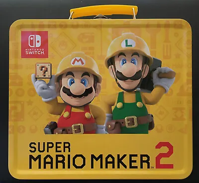 Super Mario Maker 2 Tin Lunch Box Only! No Game. Nintendo Switch Target Promo • $16
