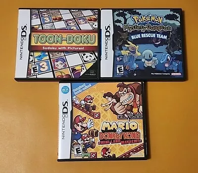 Nintento Ds Games Lot Cib (3 Games) • $21.50