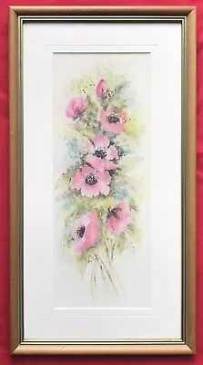 Original Irish Art Watercolour Painting Still Life Of Wild Roses By Lylla Tully • £60