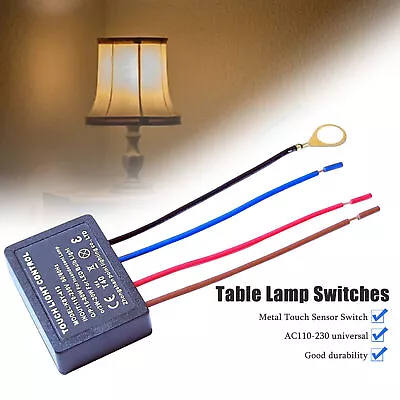 3 Way Touch Light Lamp Dimmer Switch Control Module Sensor Incandescent 220V • £4