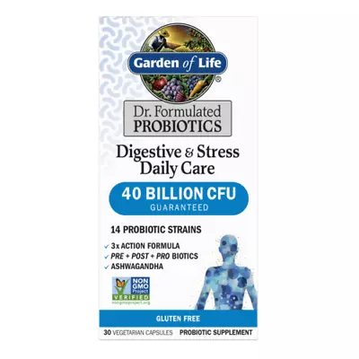 $11.99 • Buy Garden Of Life  Digestive & Stress Daily Care 30 Ct Exp 2023