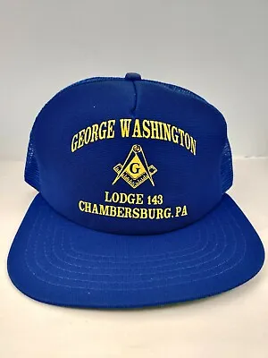Vintage New Era USA MADE Washington Mason PA Trucker Hat Snapback Cap NOS NWOT • $12