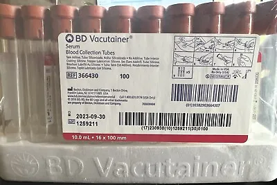 $69 • Buy BD Vacutainer® Venous Blood Collection Tube 366430 100/bx