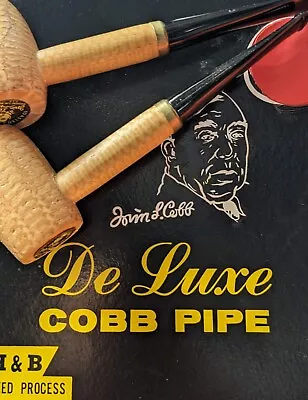 Vintage Irwin S Cobb Deluxe Corn Cob Smoking Pipe - New - Unsmoked • $90