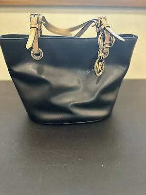 Michael Kors Black Pebbled Leather Womens Handbag • $39.99