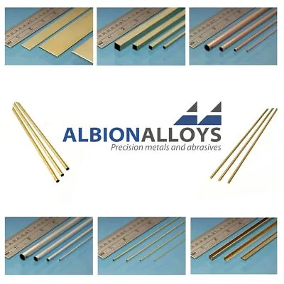 Albion Alloys Precision Model Making Metal - Rods Tubes Strips Brass Al Etc • £8.25