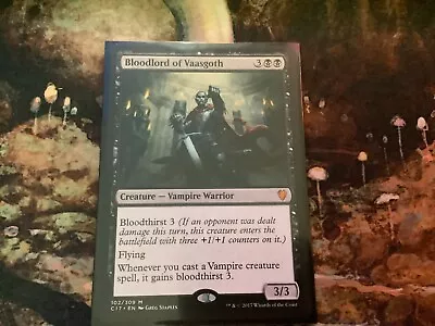 MTG - Magic The Gathering Card Bloodlord Of Vaasgoth - Commander 2017 • $2.95