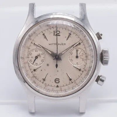 1950s Longines Wittnauer Men's 36mm 17j SS Venus 188 Chronograph Watch *Read* • $622.99