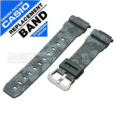 Casio Grey Watch Band For G-Lide GLX-5600F-8 Floral Hawaii Aloha Rubber Strap • $98.49