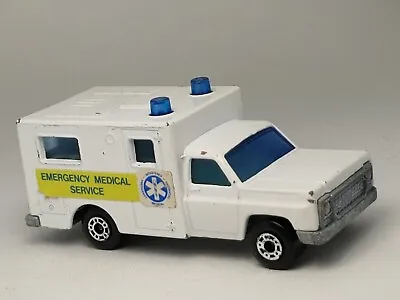 Vintage 1977 Matchbox - Superfast #41 - Ambulance - Emergency Medical Service • $6.99