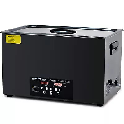 CREWORKS 30L Digital Ultrasonic Cleaning Machine With Gentle Mode Degas Function • $399.99