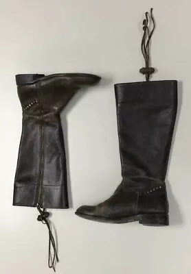 $30 • Buy Schuler & Sons Philadelphia Anthropologie Womens Brown Boho Knee High Boots Sz 9